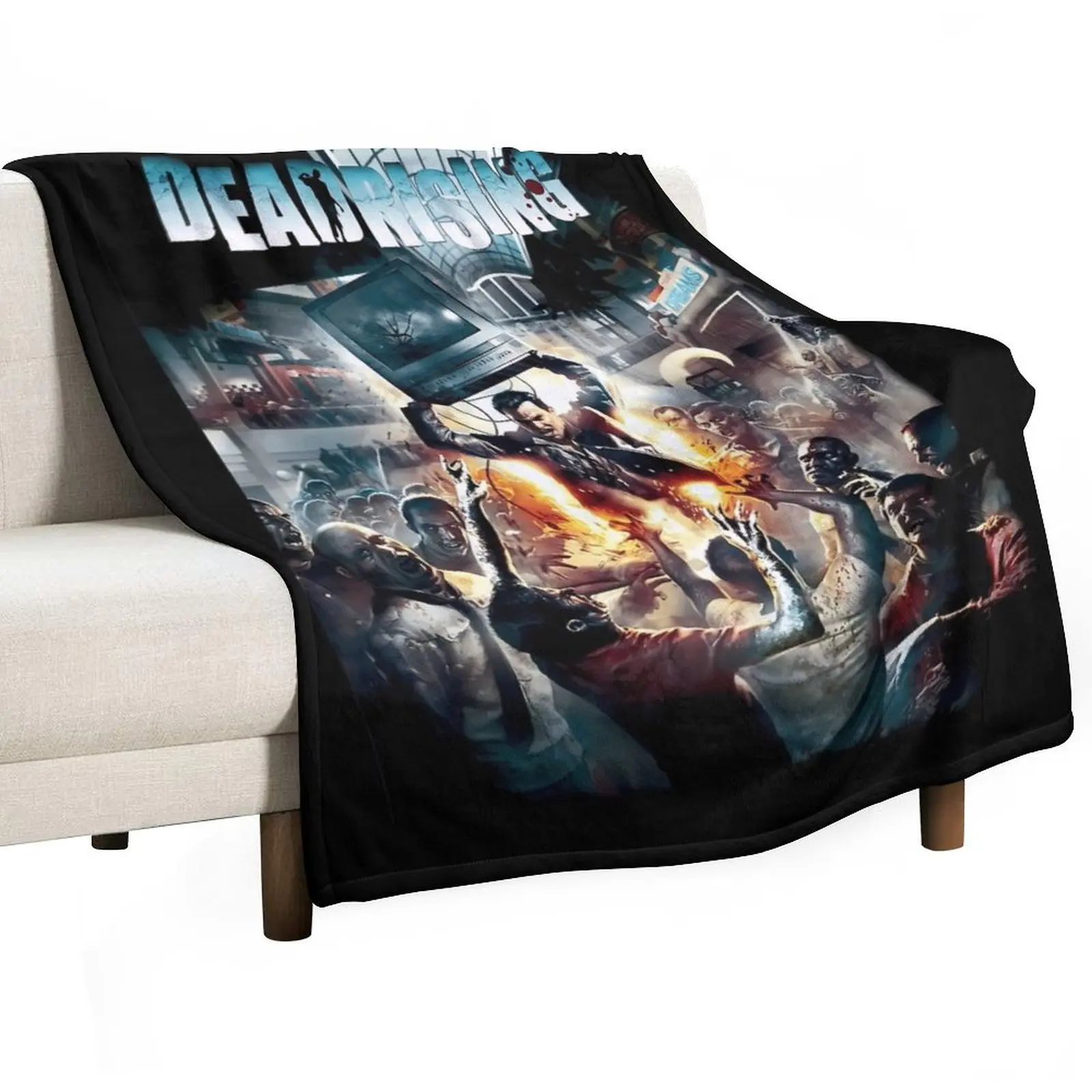 Dead rising poster \t Throw Blanket Durable Warm Blanket for Daily Home Use