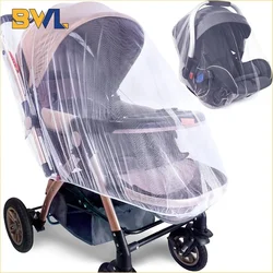 Baby Mosquito Net for Stroller Reusable Bug Net for Stroller Portable Mini Crib Portable & Durable Baby Insect Netting