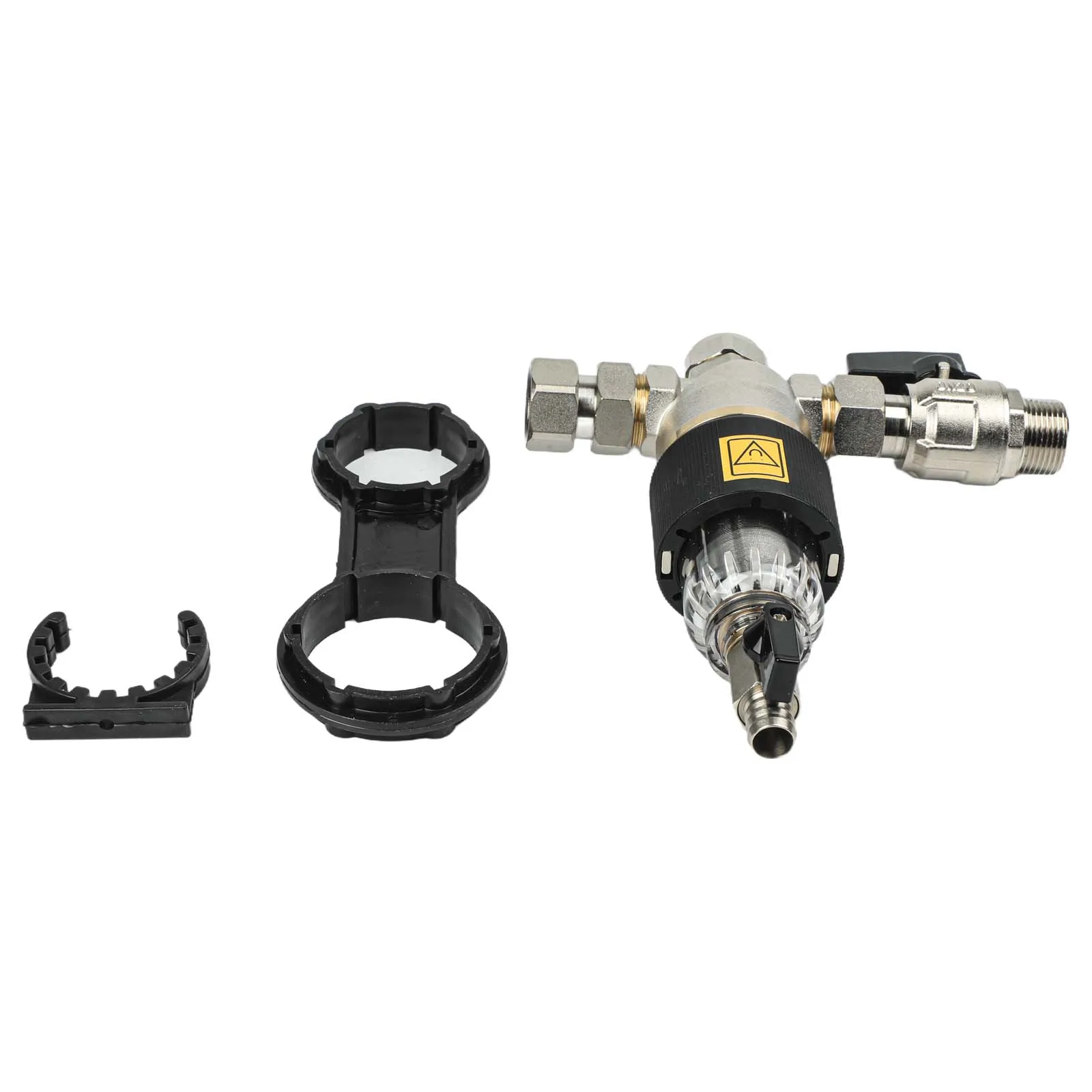 Boiler Dirt Trap DN20 Magnetic Filter On off Drain Handle Stainless Steel Mesh Removable Magnet Ring Threaded Connection