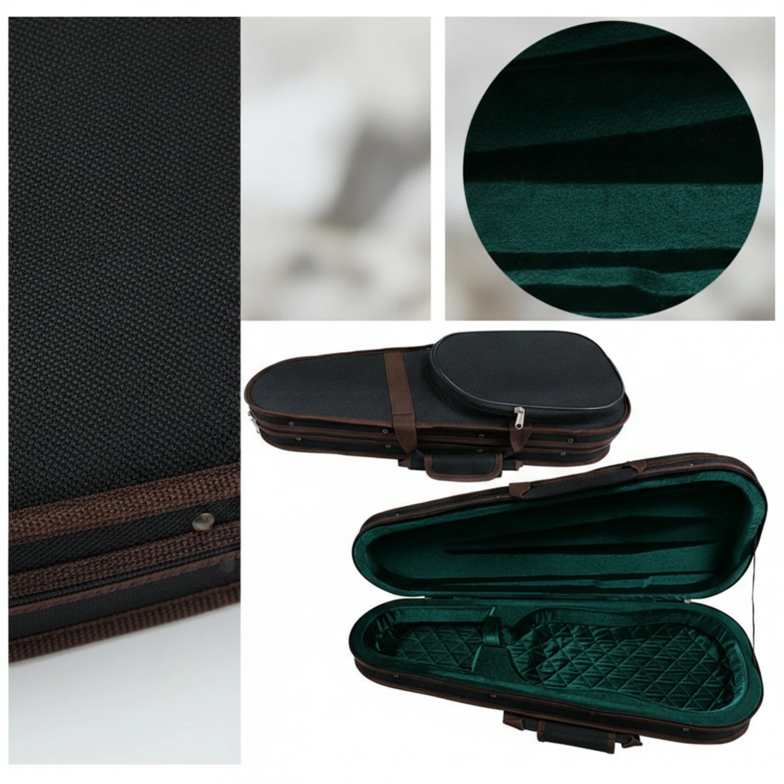 4/4 Violin Case Travel-Ready Violin Case with Backpack Straps Luggage Portable Safeguarding for Musicians, Rehearsals