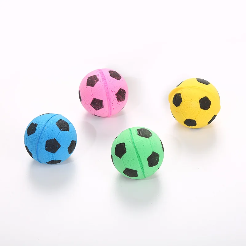 1/3/5/10 Pcs Professional Latex Foam Football Pet Dog Toy Funny Pets Toys Squeaky Ball Dog Cat Interactive Training Accessories