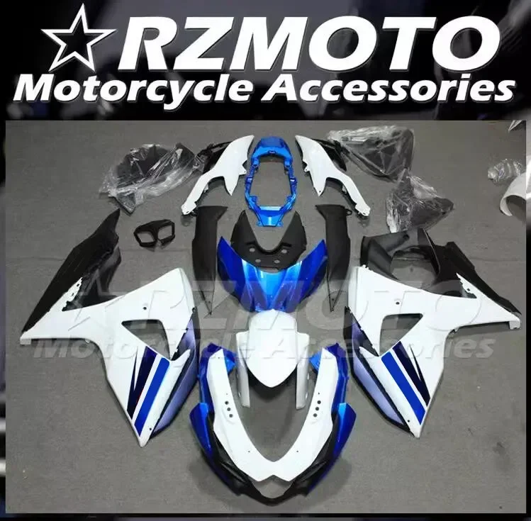 

4Gifts New ABS Fairings Kit Fit for SUZUKI 1000 K9 2009 2010 2011 2012 2013 2014 2015 2016 L3 L4 Bodywork Set Blue White