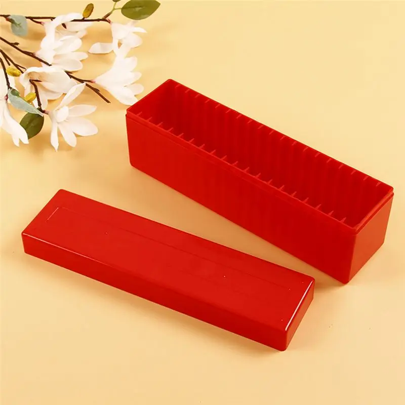 AB11 2Pcs Plastic Coin Storage Box for 20 Slab Coin Holders - Blue Collectible Coin Organizer & Display Case for Collectors