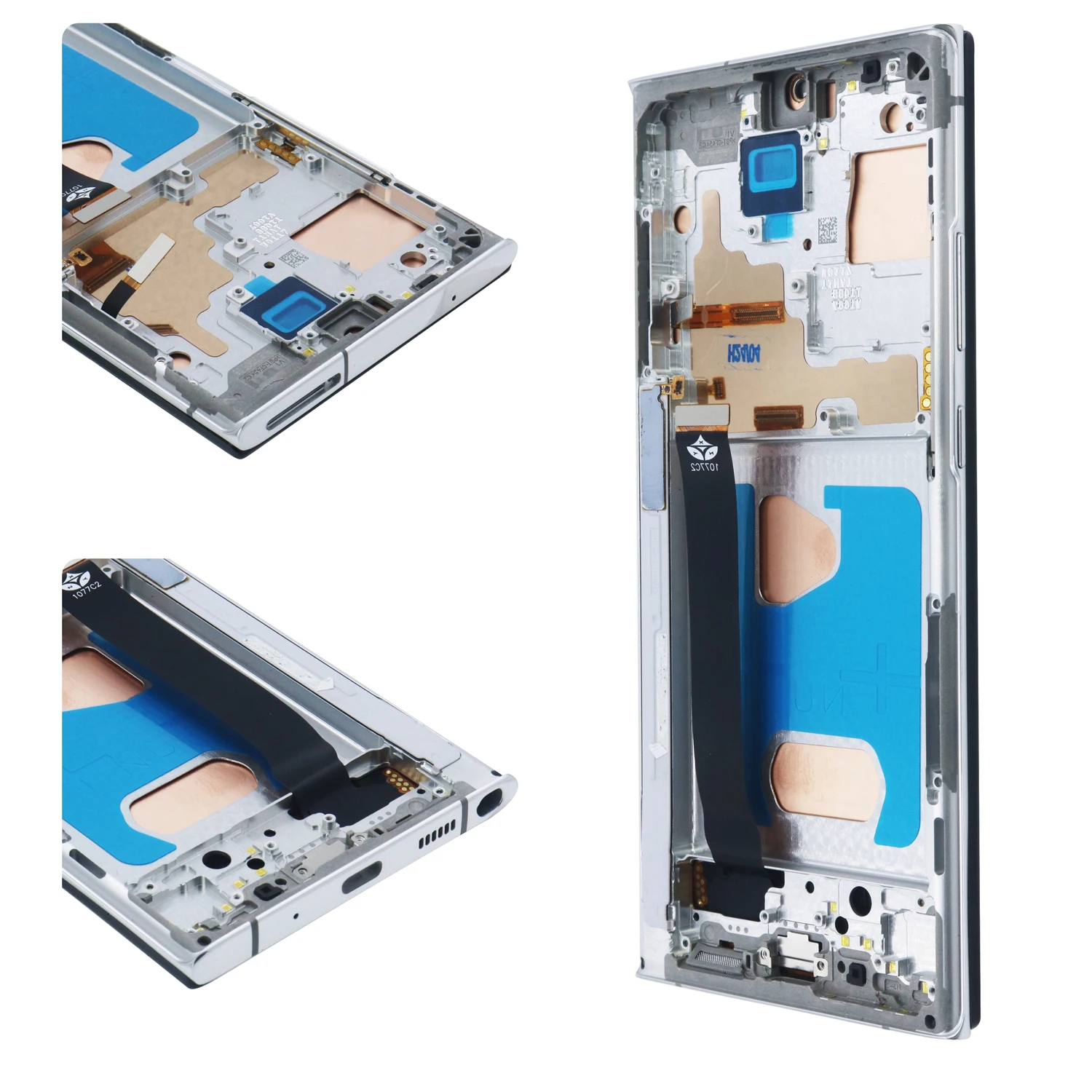 Tested Note 20 Ultra TFT Screen Assembly, for Samsung Galaxy Note20 Ultra N985F N986B Lcd Display Digital Touch Screen Parts