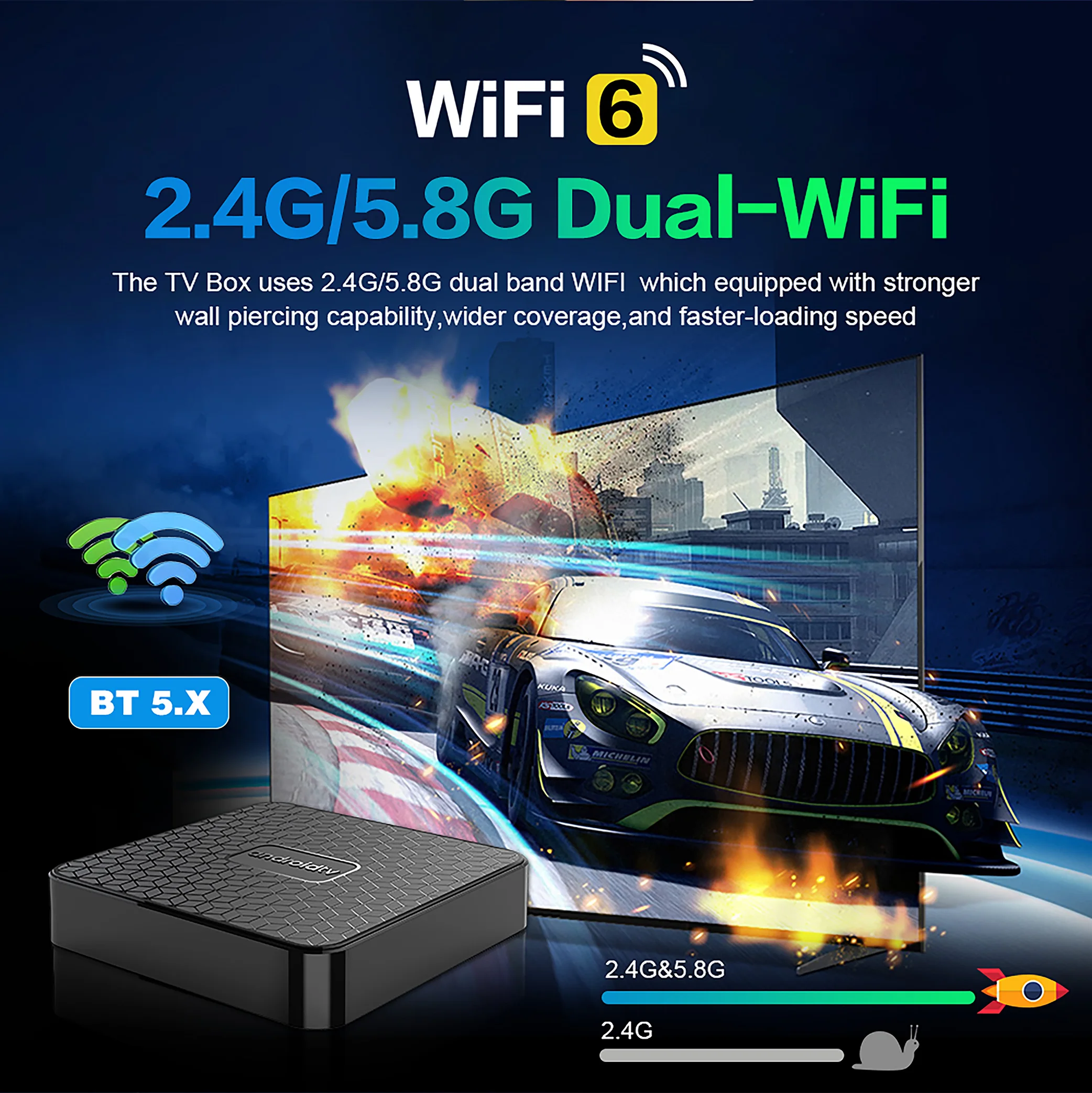 Nuevo Smart TV Box Mortal T1 MINI con Android 14, RK3518, 4K HD, compatible con Wi-Fi 2.4/5G, Bluetooth 5.X, transmisión de voz, Android TV Box 2025