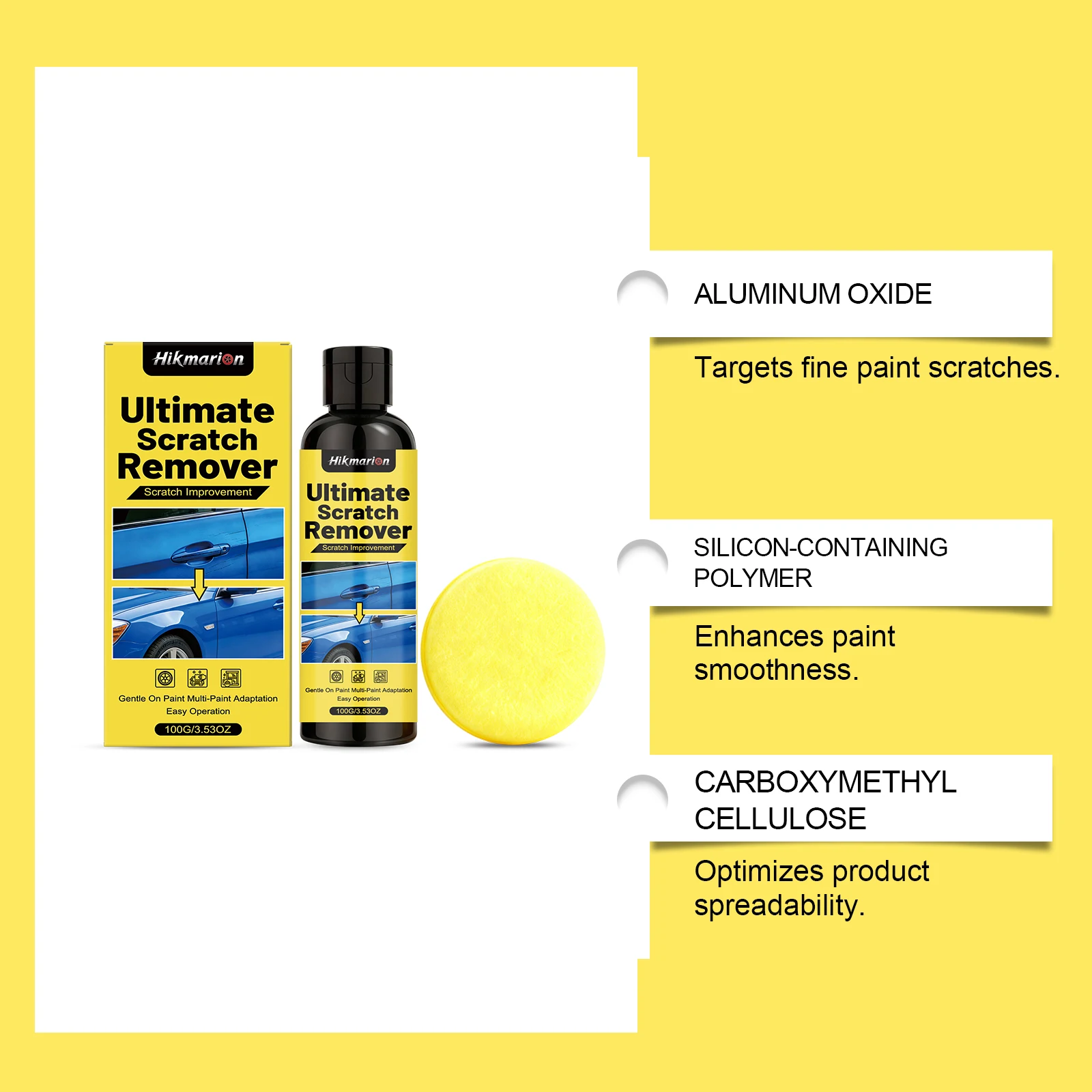 Kratzer-Entferner-Set für Autolack, Effektives Reparatur-Kit für Kratzer und Wasserflecken – Detail 8