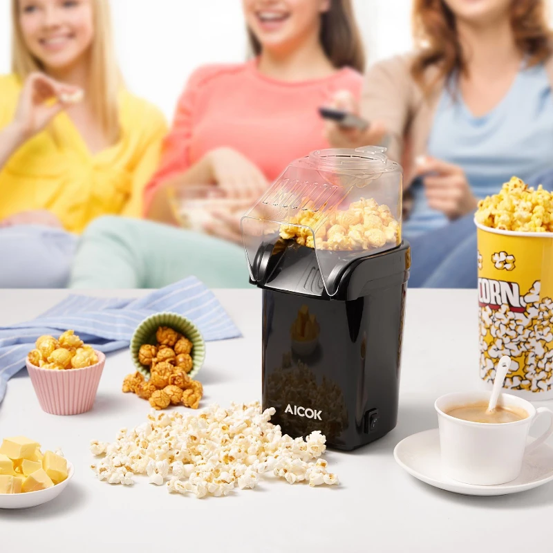 Popcorn Machine Mini Popcorn Machine Household Appliances Fully Automatic Popcorn Machine, Household Kitchen EU/US Plug