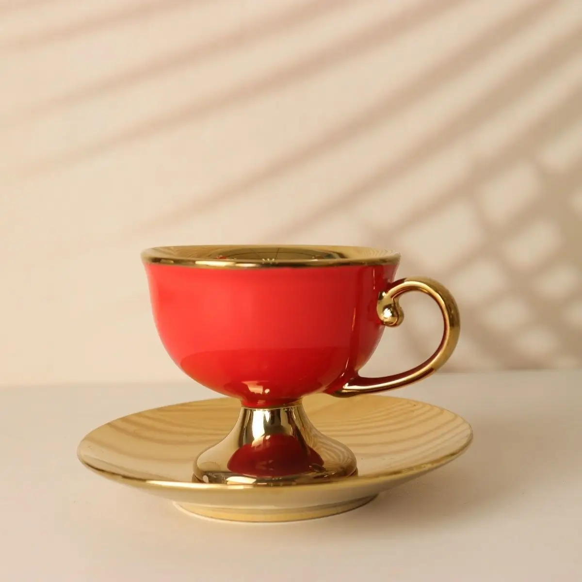 

90Ml English Coffee Cup Set,Light Luxury Ceramic Afternoon Tea European Household Tea Cup,High-end Exquisite Luxury Court Cups