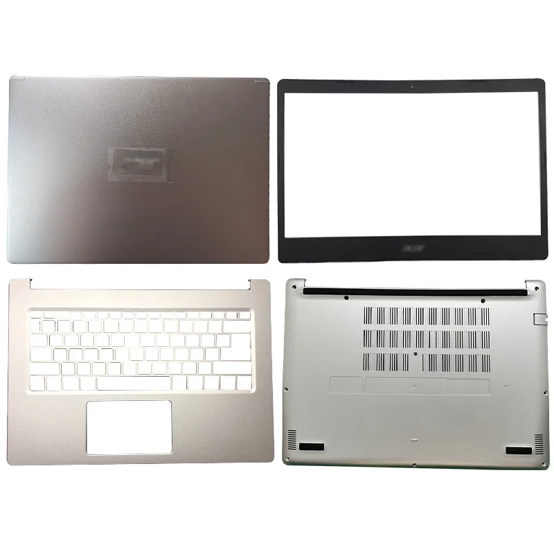 

NEW Laptop LCD Back Cover/Front Bezel/Palmrest/Bottom Case For Acer N19H2 A514-52G A514-53 S40-51 S40-53 Top Back Cover Silver