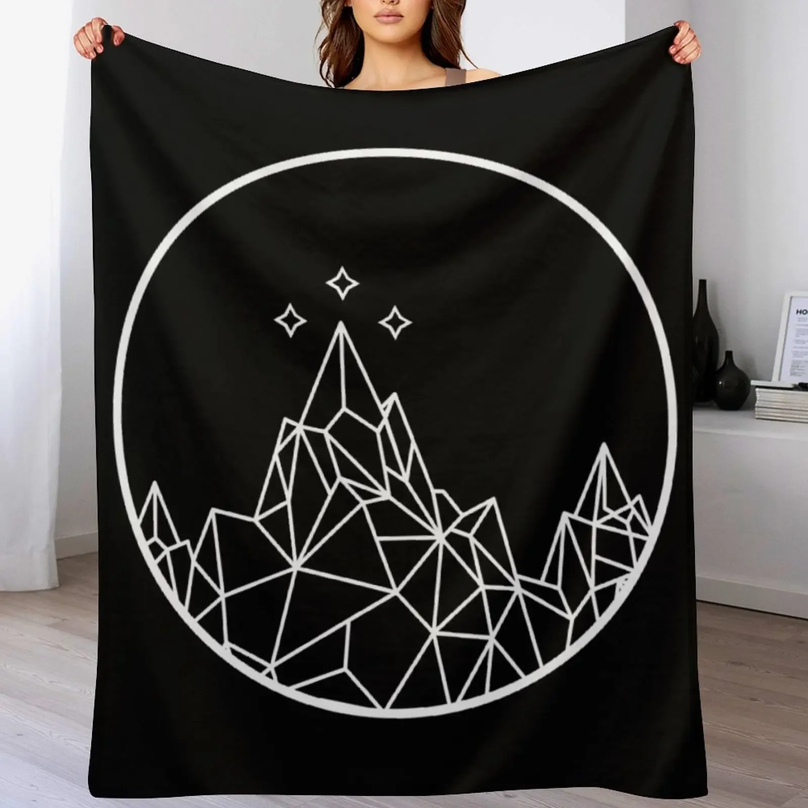 

ACOTAR Feyre's Tattoo/The Night Court/Throne of Glass/SJM Bookish/TOG Bookish Throw Blanket Cute Beach Hairy Blankets