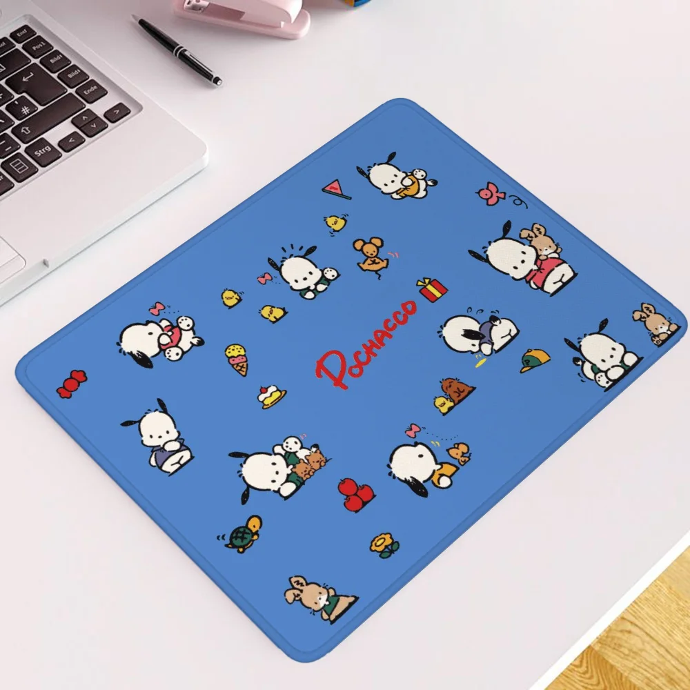 Mousepad Company Small Computer Accessories Pochacco Mouse Gamer Girl Desk Mat Mause Pad Game Mats Gaming Laptop Pc Anime Table