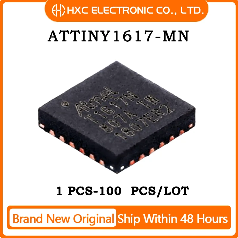 1PCS/5PCS/10PCS/50PCS ATTINY1617-MN IC MCU 8BIT 16KB FLASH 24VQFN Brand New Original IC Chip