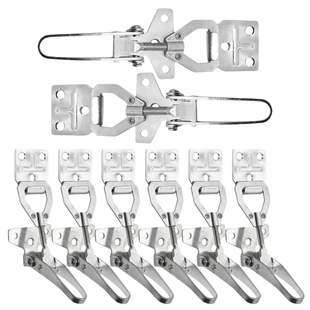 

8pcs Beehive Connector Toggle Clamp Latch For Hive Box Buckle Durable Beekeeping Hardware Fastening Tool Pull Latch System