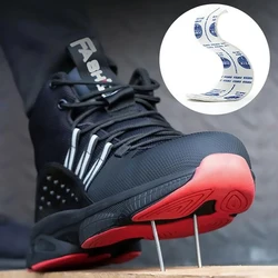 Indestructible Men Safety Shoes Work Shoes Steel Toe Cap Working Boots Sneakers Men Women Breathable Shoes Construction Shoes