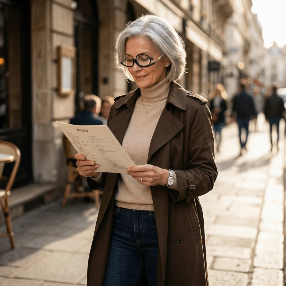 

+1.00~+4.0 Diopter Makeup Reading Glasses Rotating Design Magnification Folding Eyeglasses Hands-Free Folding Presbyopia Glasses