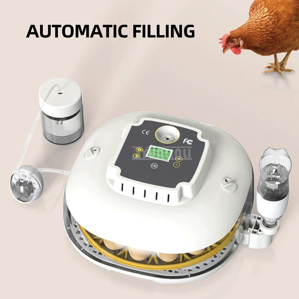 Small Household Automatic 22 Piece Incubator Egg Incubator Hatcher for Goose Chick Quail