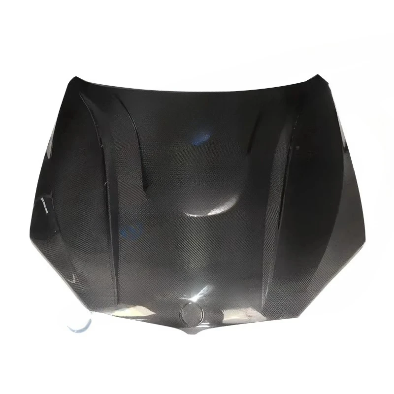

BENSNEES Customized Black Real Carbon Fiber Bonnet Hood for BMW X5 F15 X6 F16 2015 2016 2017 2018 2019 Engine Hood Upgrade