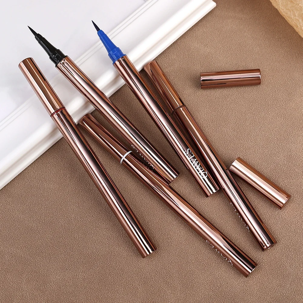 Waterproof Liquid Eyeliner Pencil 5Colors Matte Blue Red White Long Lasting Quick-Dry Not Blooming Eyeliner Pen Makeup Cosmetics