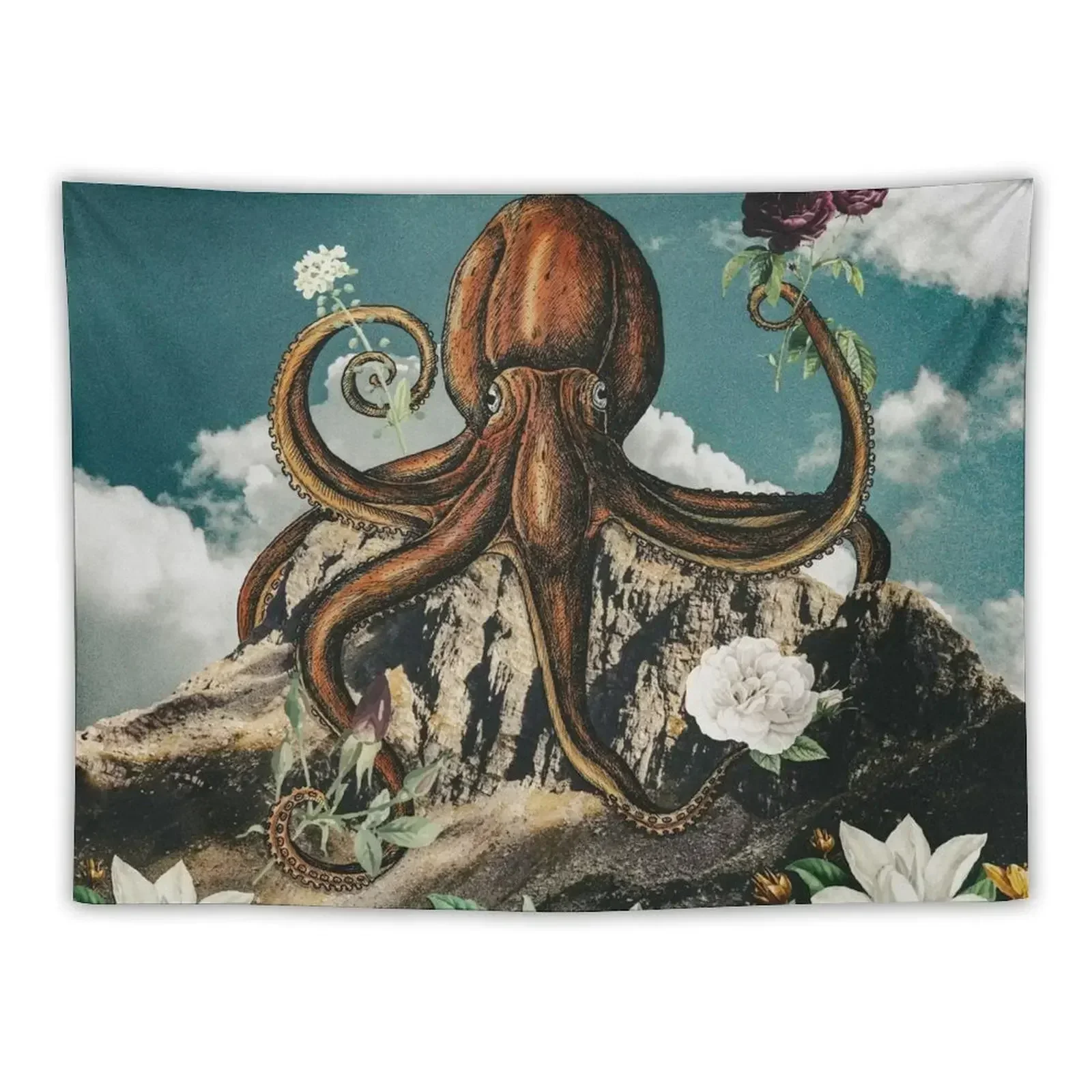 

The Octopus's Garden Tapestry Wall Decoration Items Aesthetic Room Decor Room Decore Aesthetic Bedrooms Decorations Tapestry