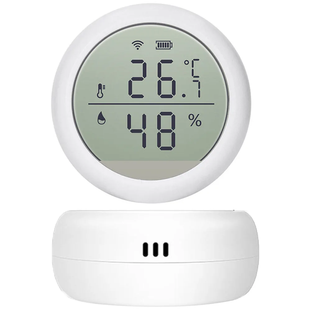 Termometro igrometro digitale WiFi intelligente Supporto Alexa Google Assistant Rilevatore termometro igrometro interno