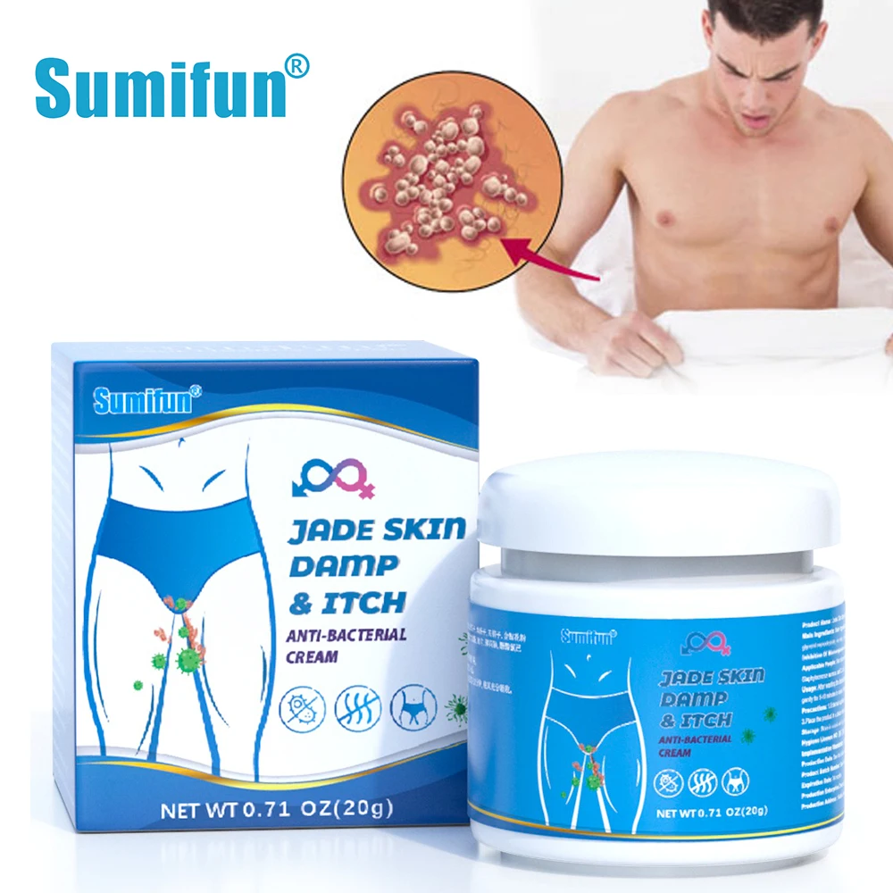 

1-3Pcs Sumifun Private Antibacterian Cream Men Genital Health Care Treatment Itching Anti Fungus Clean Detox Anti-Odor Ointment