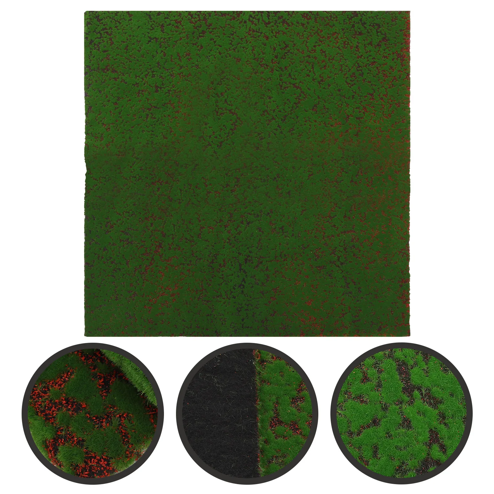 

Moss Simulated Turf Fake Artificial Bedding Imitation Olive Green for Decoration