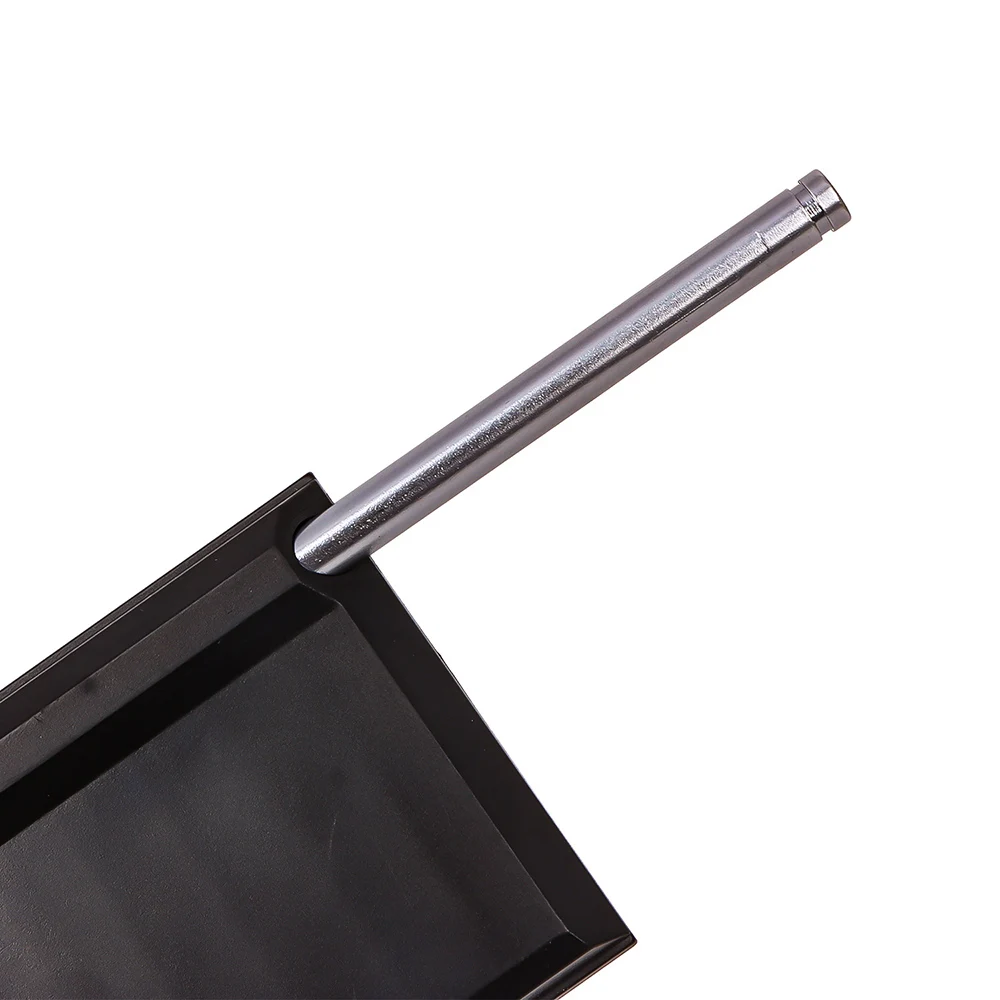 8-Fächer Plastik-Schnupftabak-Set-Behälter mit Schiebedeckel aus Aluminium, 8 Schlitze, Taschenformat, Tragbare Aufbewahrungsbox – Detail 2
