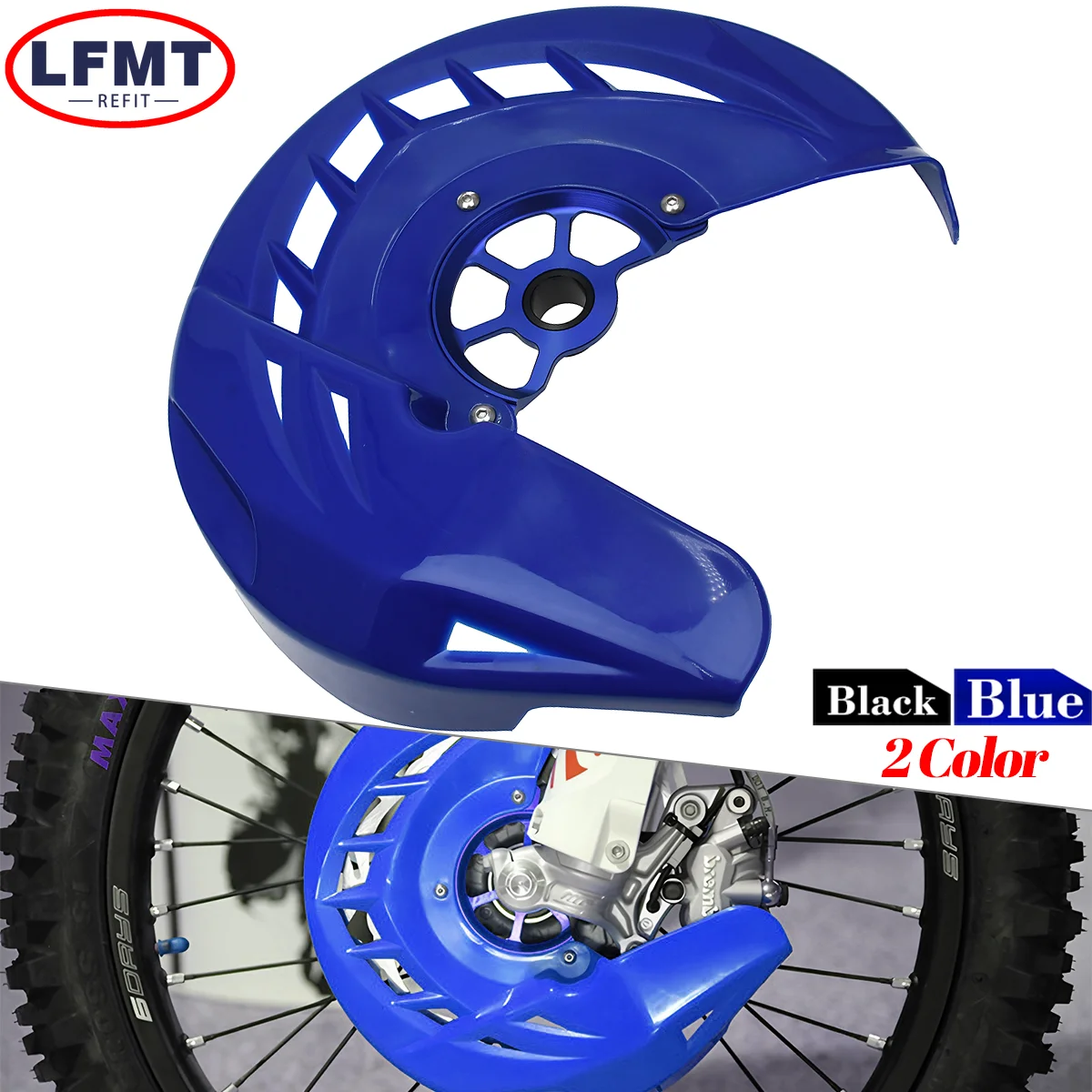 

For Yamaha YZ125 YZ250 YZ250F YZ450F YZ250FX YZ450FX WR250F WR450F Motorcycle 20mm/22mm Front Brake Disc Guard Cover 2002-2023