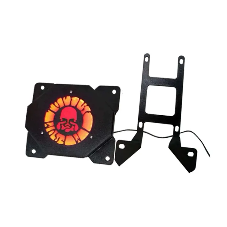 

For Beijing BJ40 Suv 2023+ Rear Trunk Door Steel Tail Light Cover Plate 4x4 Off-road Parts Tailgate Vent Cover Plate With Light