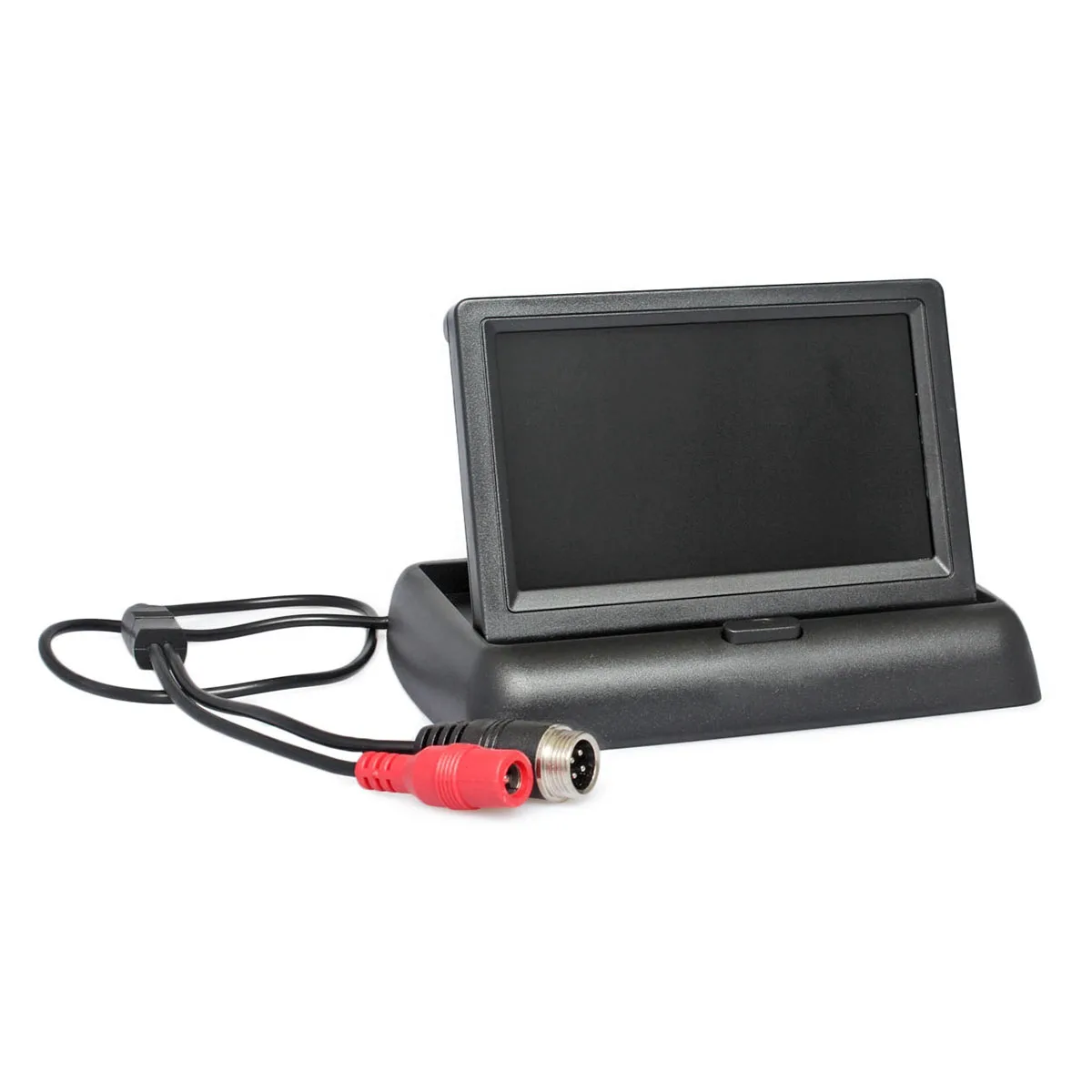 SMALUCK 4.3inch Foldable TFT LCD Car Rear View Monitor for Bus Truck RV - Reverse Camera Support