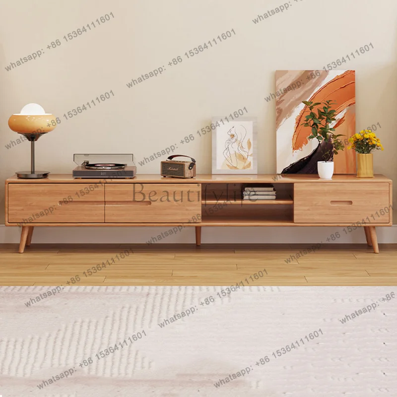 Wood Living Room Tv Stands Modern Cabinets Luxury Nordic Designer Aesthetic Tv Table Minimalist Storage Muebles Salon Furniture