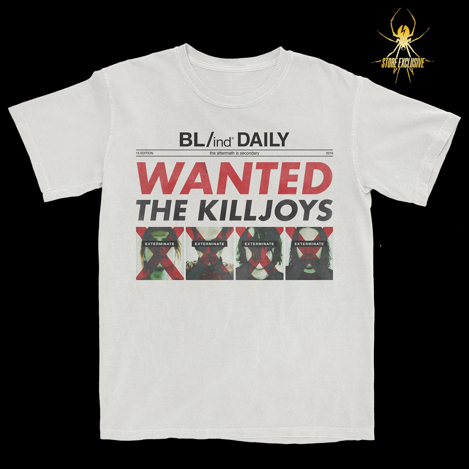 Exterminate My Chemical Romance Band T-Shirt Cotton Graphic Tee Men Women Summer Streetwear