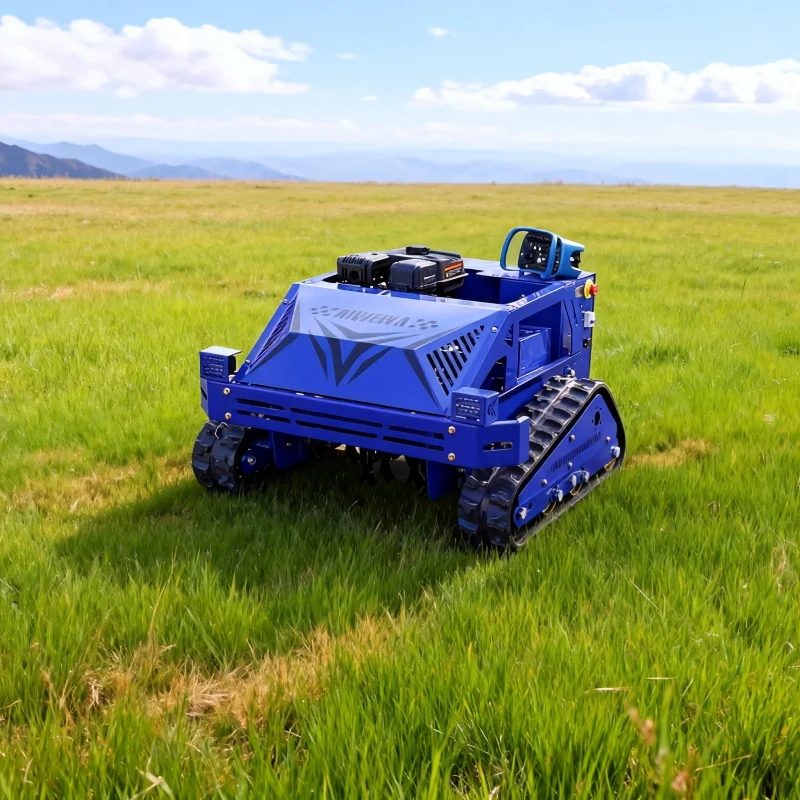 

Индивидуальная робот-газонокосилка китайского производства - многофункциональная роботизированная газонокосилка с дистанционным управлением для обслуживания большого двора и сада