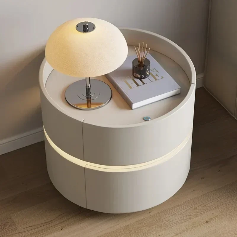 

Living Room Bedside Table Makeup Wood Creative Furniture Bedroom Cute Narrow Modern Night Chests Chest Of Drawers Mini Home