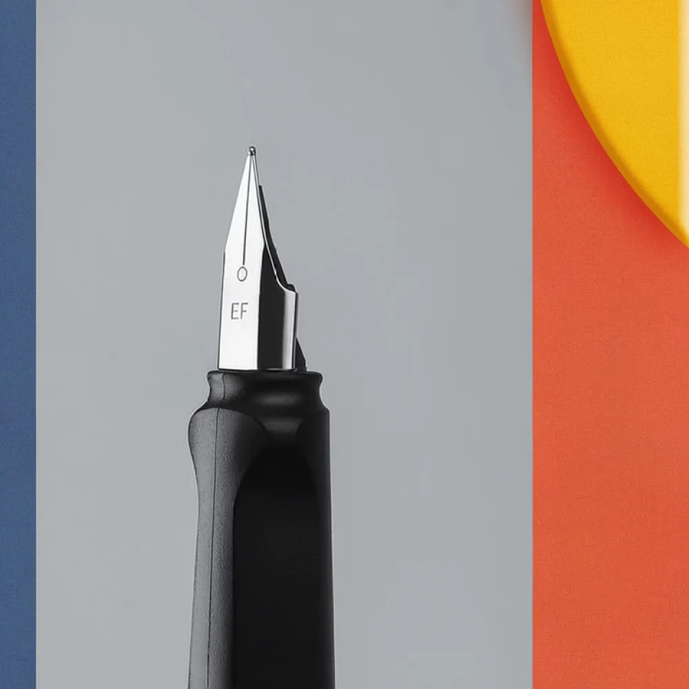 Ergonomic Student Fountain Pen Transparent Body Refillable Ink Writing Stationery Supplies Calligraphy Practice