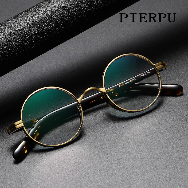 

Japanese Handmade Eyeglasses Ultra Light Titanium Glasses Frame Men Vintage Women Prescription Gafas Round Optical Eyewear