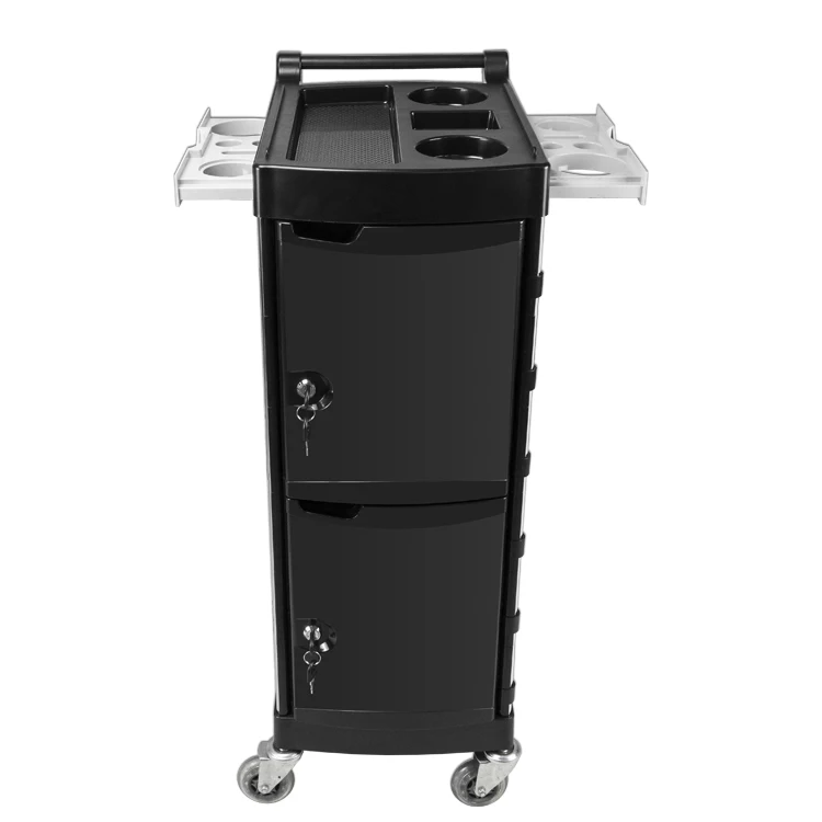 Hair Salon New Barber Salon Trolley Lockable 6 Drawers Cabinet 4  Wheels Mobile Rolling Trolley Carts