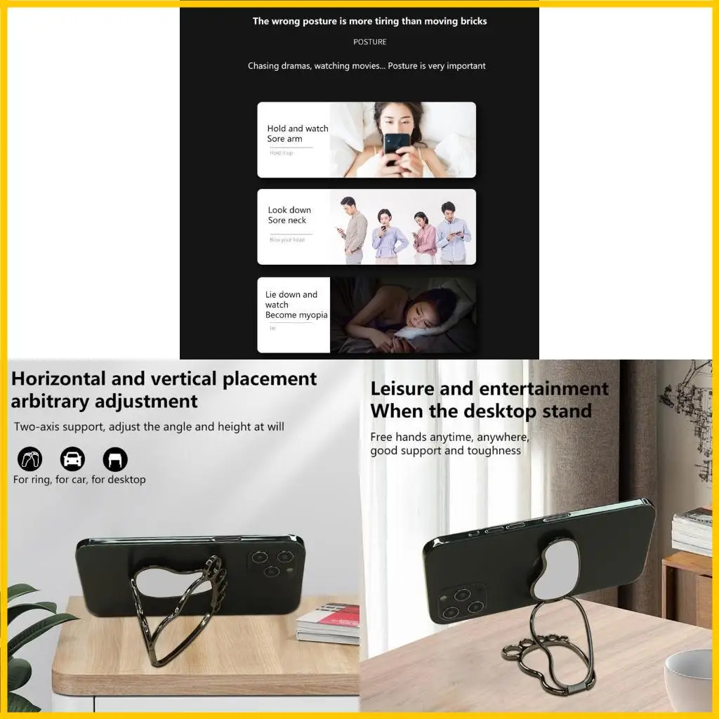 

Вращение на 360 ° Универсальное кольцо пальца кольцо подставки для кольца мобильного телефона.