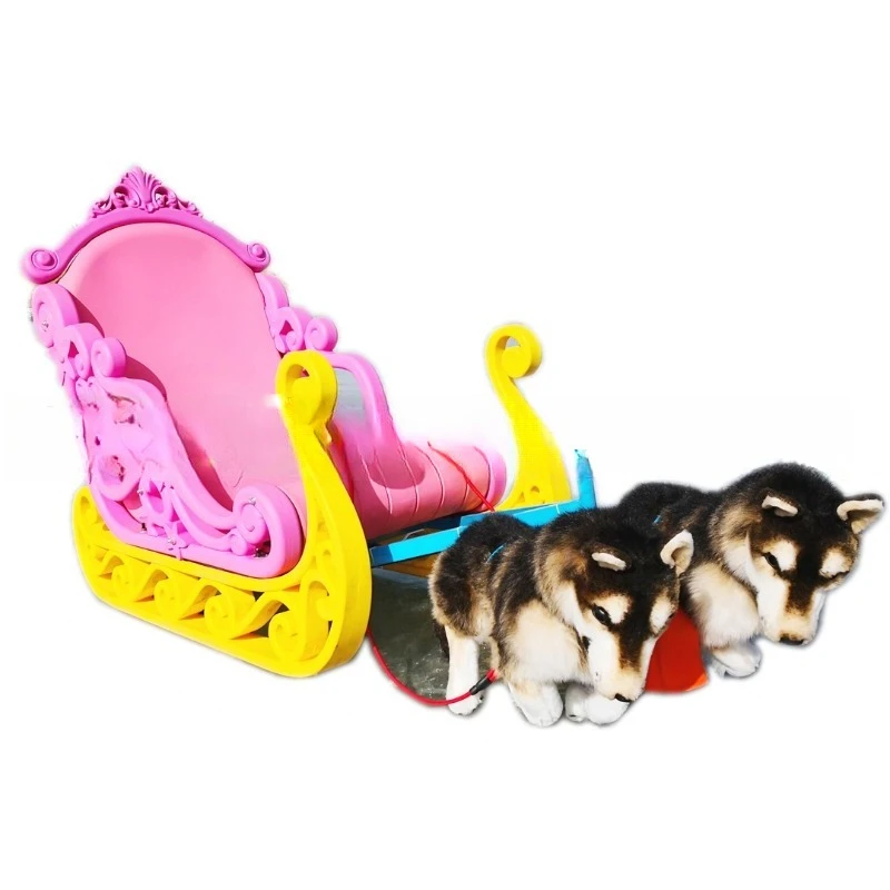 

Electric, simulation, husky, luxury, princess, dog pull, sled