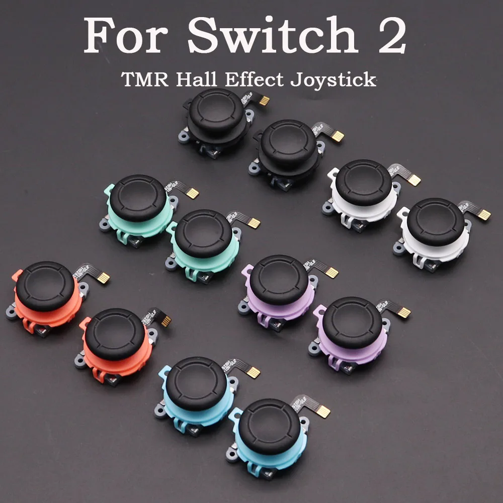 Neuer Blauer, Oranger und Lila TMR Hall-Effekt-Joystick für Nintendo Switch 2 Joycons 3D-Analogstick für NS2 Joypad Linker und Rechter Rocker