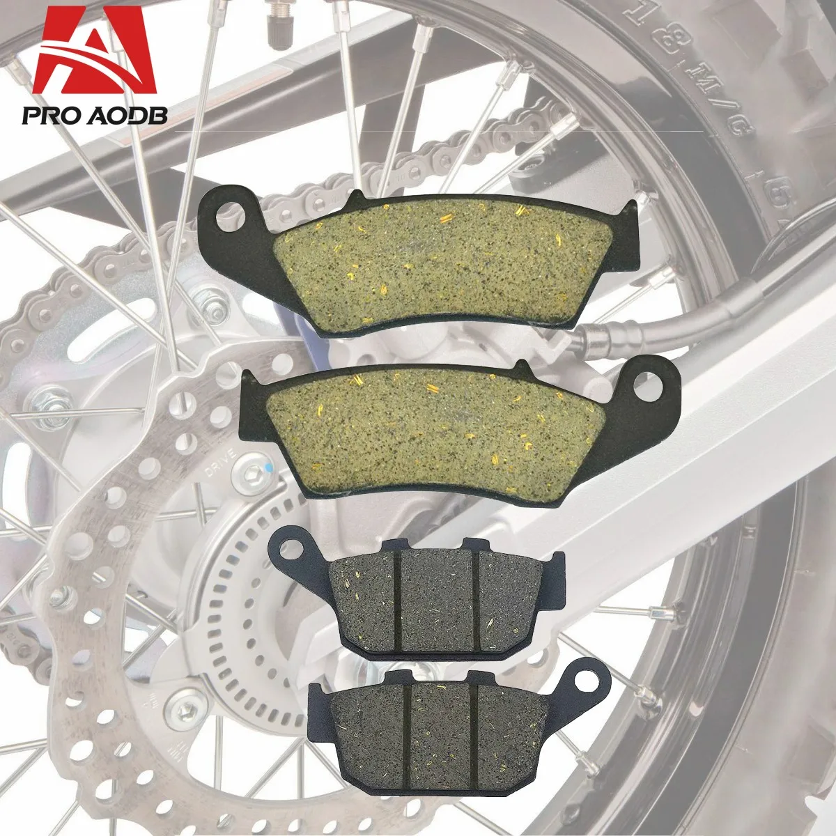 

Front and Rear Brake Pads For HONDA XL600 XL650 XL700 XRV750 VV VW VX VY V1 V9 VA Transalp XL XRV 600 650 700 750 etc Motorcycle