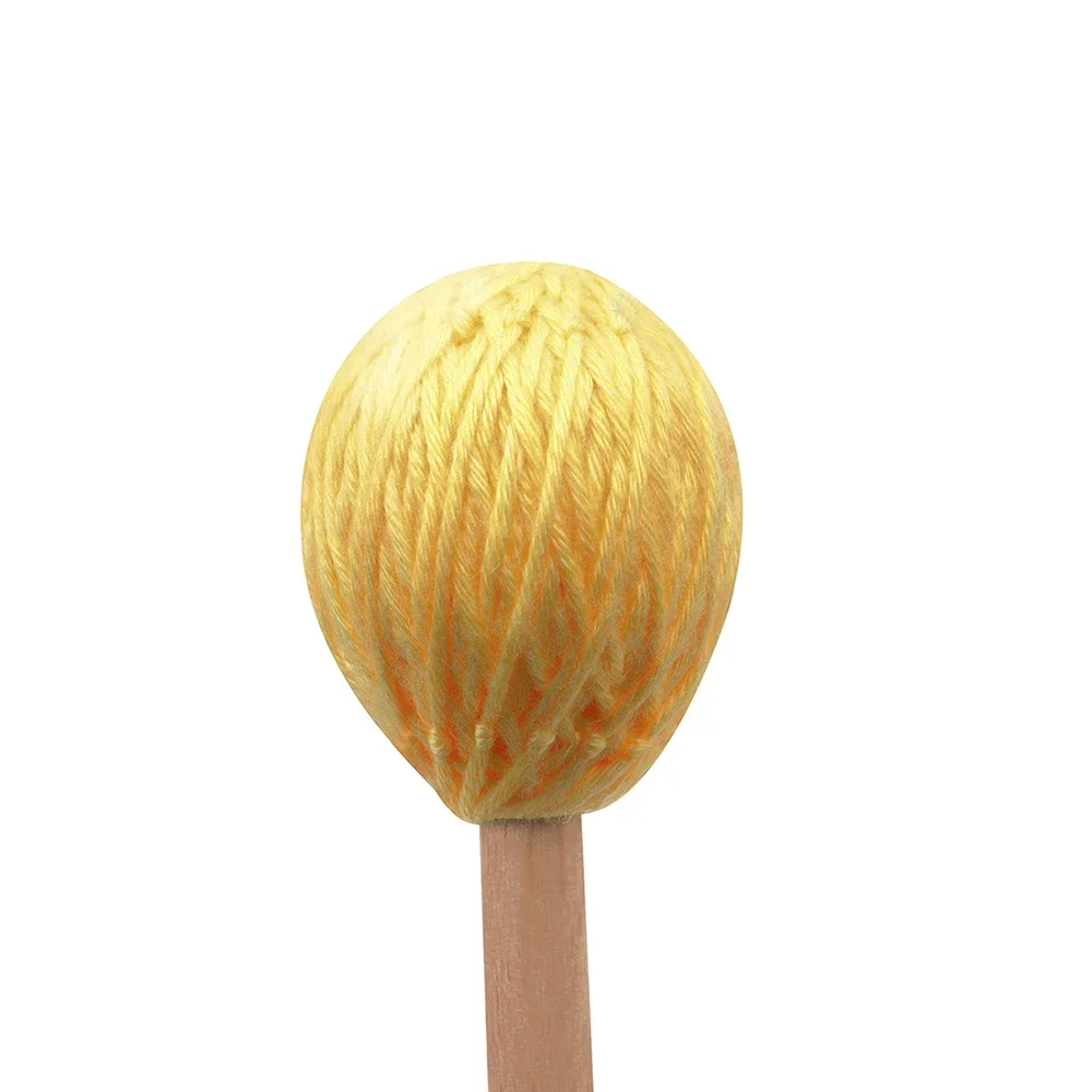 IRIN Marimba Mallets Middle Stick Yellow Xylophone Mallet Drum Sticks Maple Handle Percussion Instrument Accessories Mallet