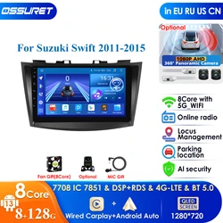 4G DSP 9 ''Autoradio Stereo Android Autoradio per Suzuki Swift 4 2011 -2016 lettore Video multimediale 2Din Auto Audio GPS Carplay