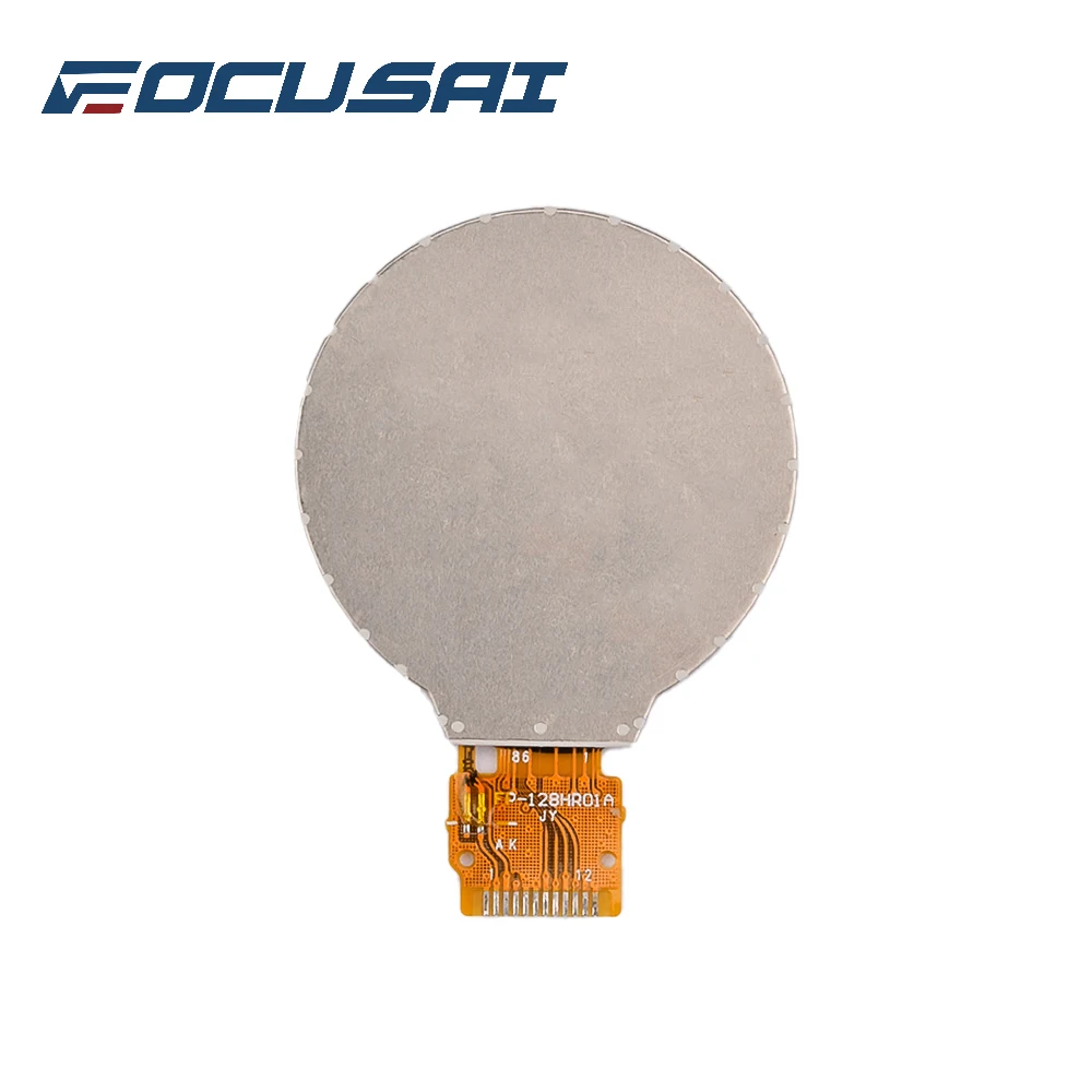 Focusai 1.28 Inch Tft Lcd Display Module Rond Rgb Gc9a01 Driver 4 Wire Spi Interface 240X240 Resolutie Adapter Pcb Dc 3.3V