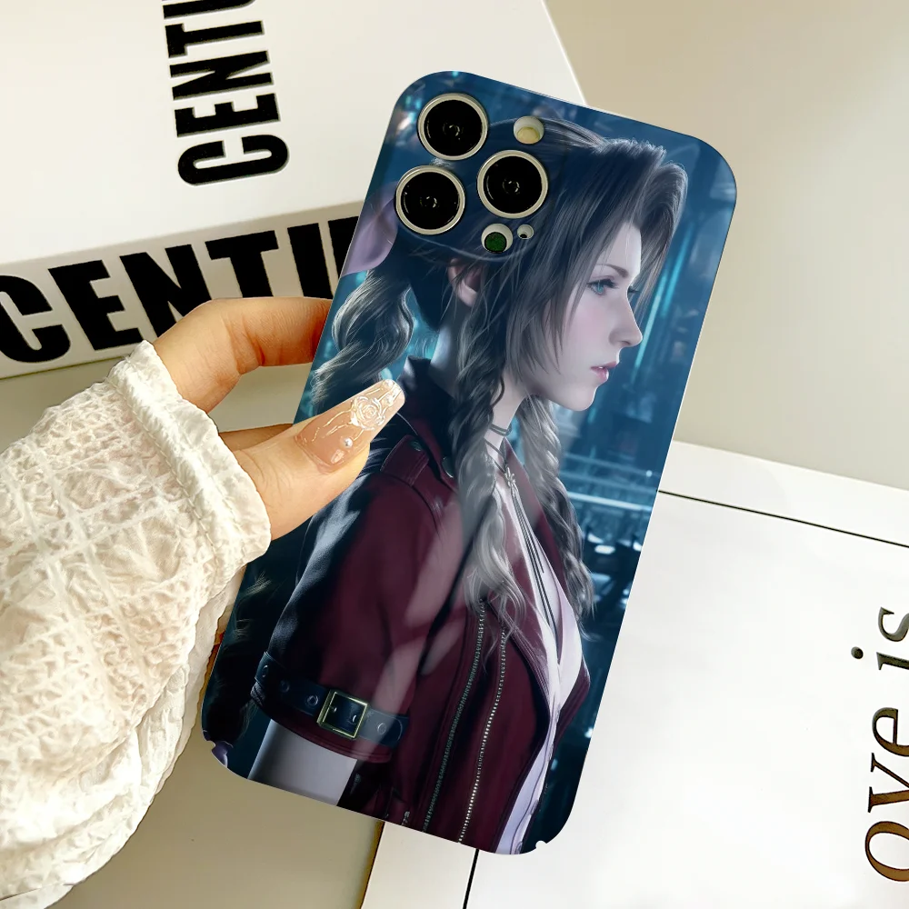 Etui na telefon GAME F-Final Fantasy TIFA FUNDA do iPhone 16 15 14 13 12 11 Plus Pro Max Mini Precyzyjne dopasowanie otworów na folie