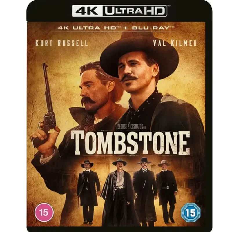 4K-UHD Tombstone (1993) Dolby Vision, Blu-ray movie, Blu-ray disc