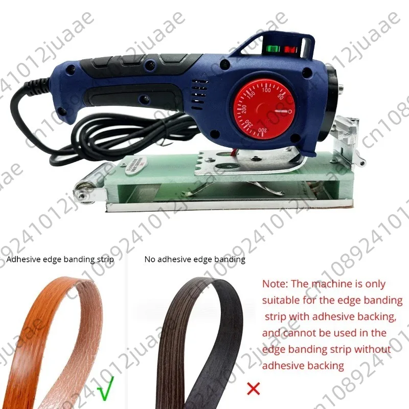 

220V Woodworking Portable Edge Banding Machine Adjustable Temperature Wood PVC Manual Edge Bander For Self-adhesive Edge Banding