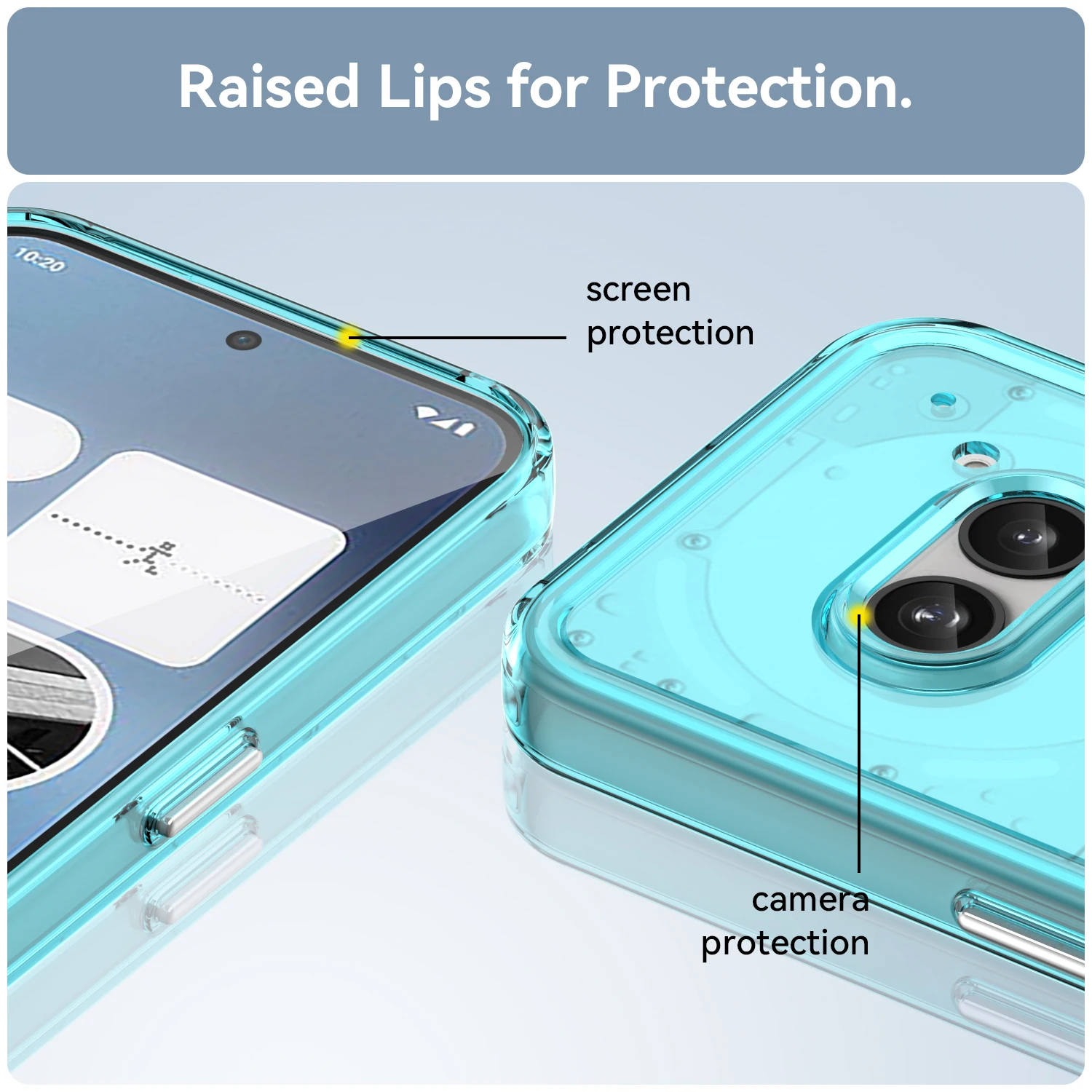 Clear Case For Nothing phone 2A Cover Nothing phone 2A Coque Soft Translucent Flexible TPU Phone Funda Nothing phone 2A