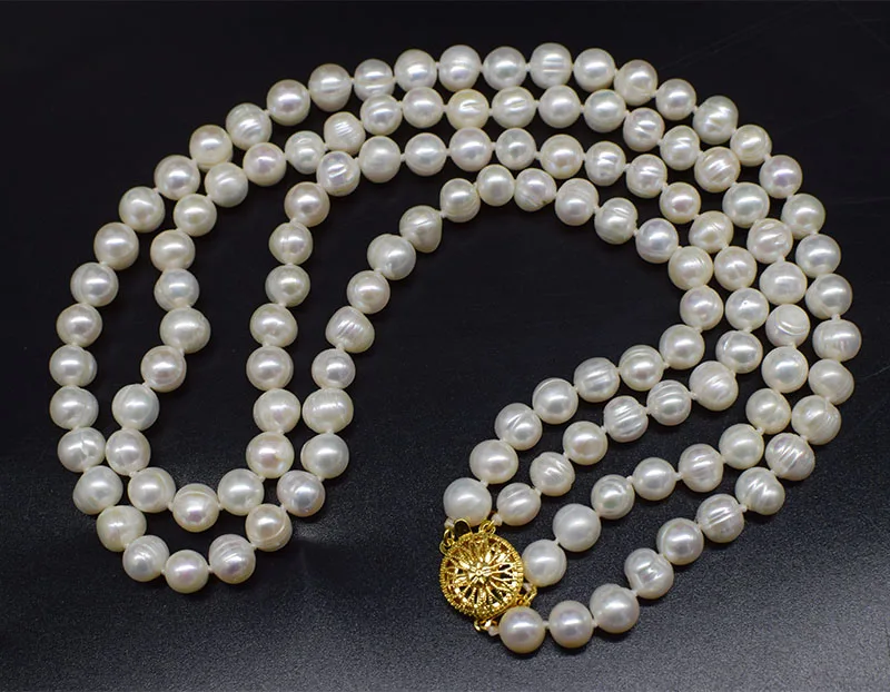 

NEW GENUINE AAA 9-10MM Cultured Akoya WHITE PEARL NECKLACE BRACELET Fine Jewelry Gifts