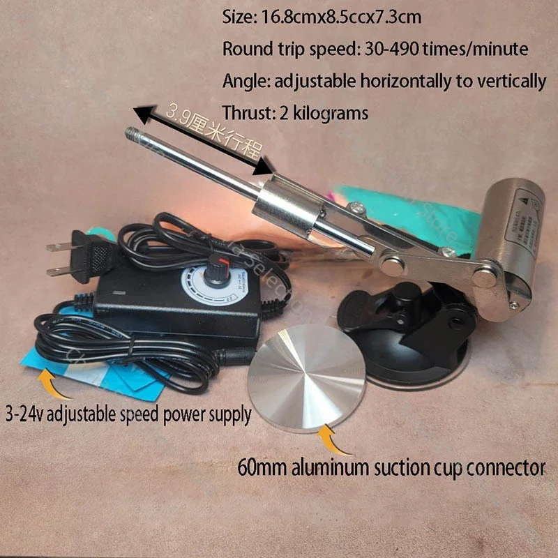 

Aktuator Linier Teleskopik Mini dengan Pelat Aluminium 60MM 39MM Motor Mekanisme Reciprocating Stroke 12V 30-190RPM Dapat Disesu